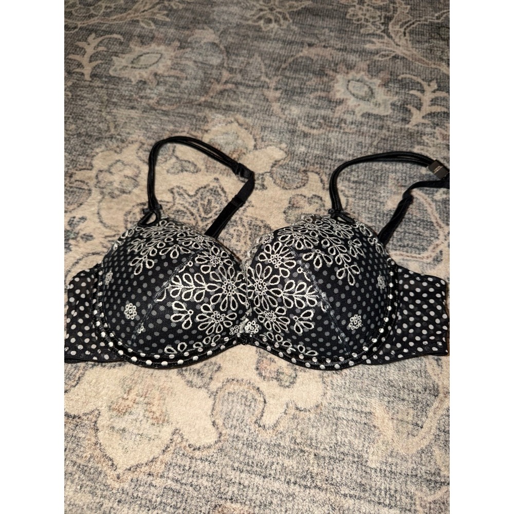 Victorias Secret Sexy Little Things Lace Push Up Bra Polka Dot